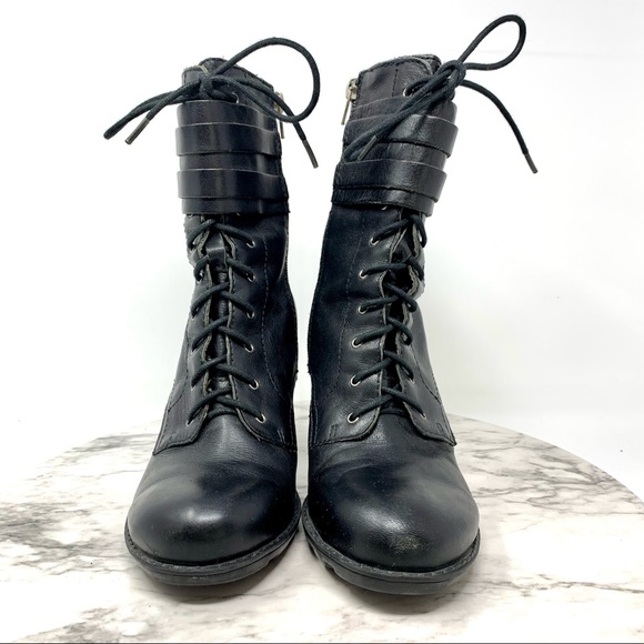 Marc Fisher Peabody Combat Boot 7.5 Goth Grunge Academia Classic Whimsigoth - Picture 4 of 16